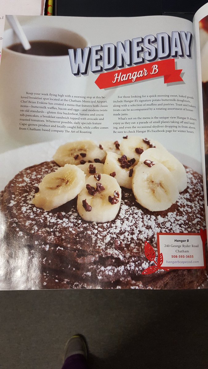 Agena_Cbstudio's tweet image. #capecodmagazine #hangarb #chatham #breakfast #pancakes #weekend #sunday