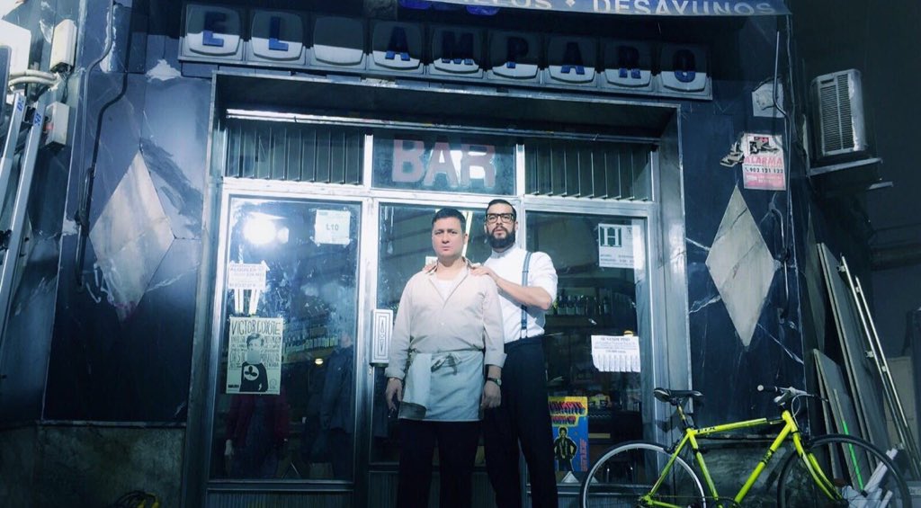 Leyendas: Seck y Mario. #elbar