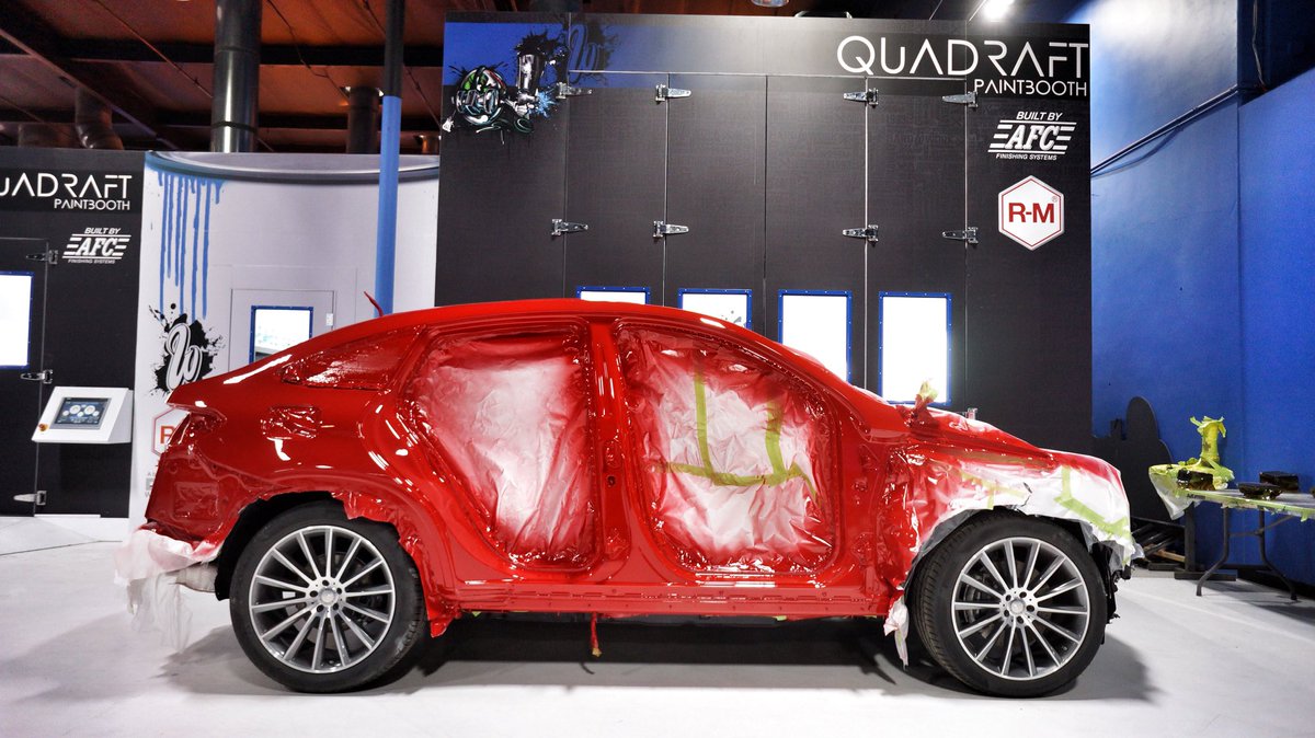 #GLE will be painting the town <a href="/RefinishNews/">BASF Refinish News</a> R-M Candy Red! #Fresh out the <a href="/AFCFinishingSys/">AFCFinishingSystems</a> booth #WestCoastCustoms