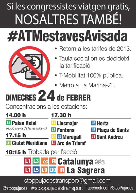 Plataforma #StopPujadesTransport tweet media