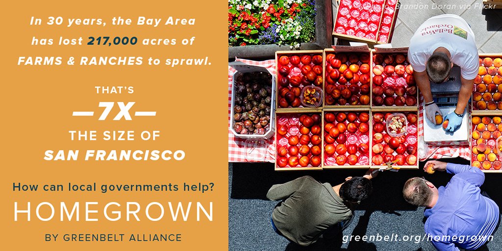 tpl_org's tweet photo. How can the #BayArea be more #FarmFriendly? https://t.co/hTueeBHV3L via @gbeltalliance #NoFarmsNoFood https://t.co/h7TxzD83HS