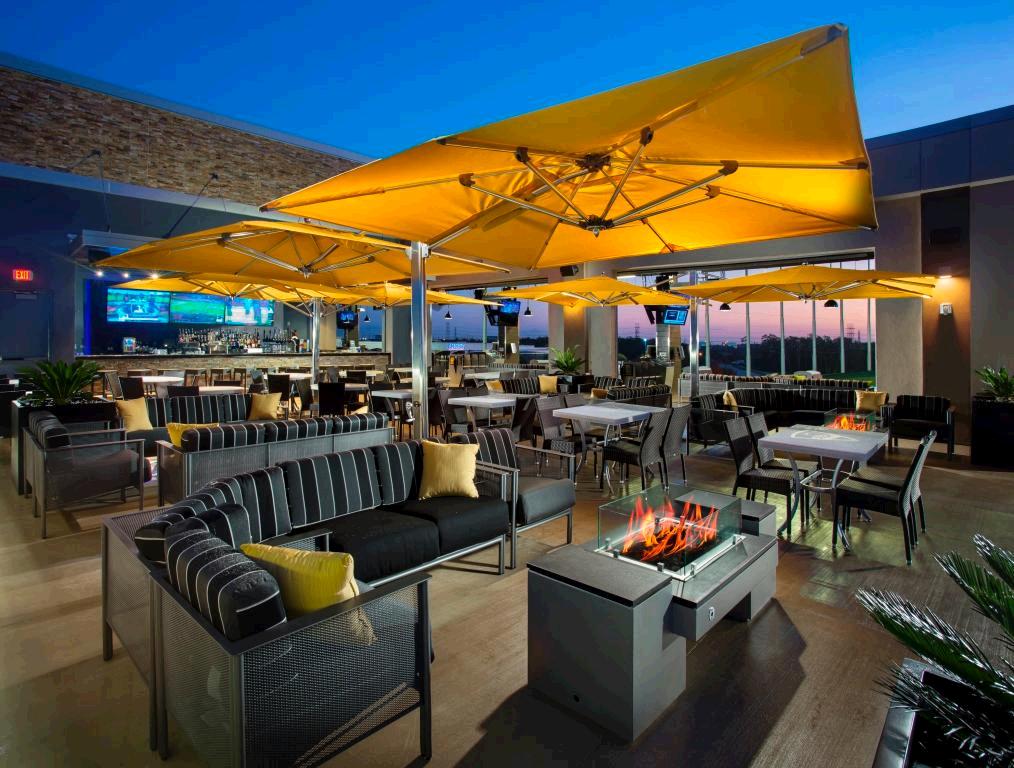 Topgolf Atlanta on Twitter: "With heaters & fire pits, our rooftop