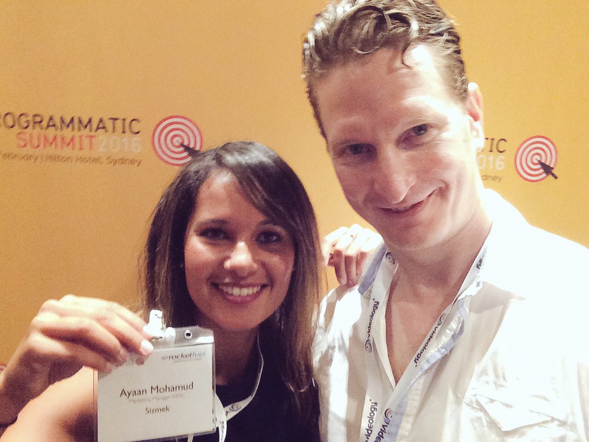 sizmek's tweet image. Our AU team is at the Programmatic Summit today. Look out for Scott&apos;s presentation at 11.10am #programmatic16