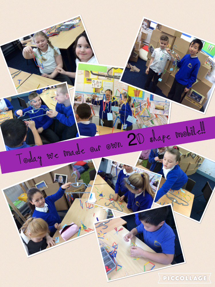 MRPAyear4b's tweet image. Today we made our own 2D shape mobile! #practicallearning #mathsproject