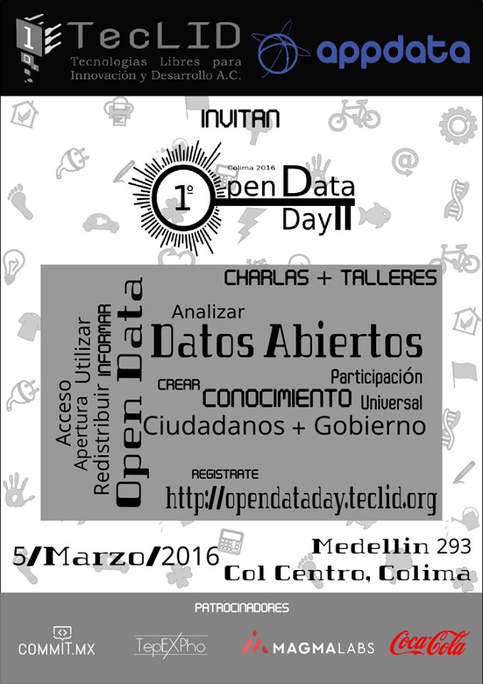 TecLID's tweet photo. Colima celebra #OpenDataDay y abre un capítulo que propone impulsar la liberación/exploración de datos públicos. https://t.co/OFgAB76RlS