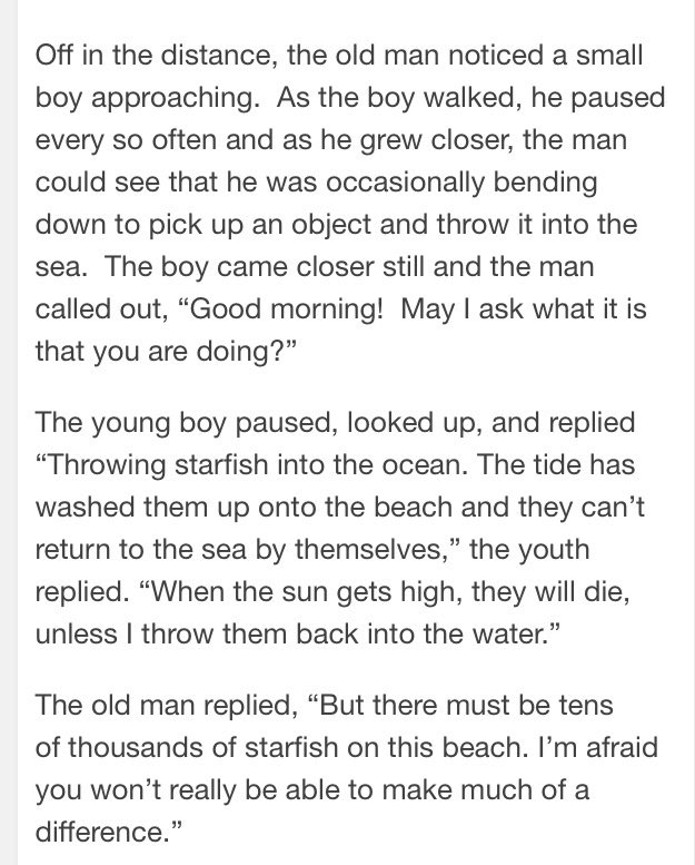 LukeClewer's tweet photo. The story my Dad told me after I asked him why would you start a charity when there's millions of people in poverty https://t.co/Qy0MMqR8sx