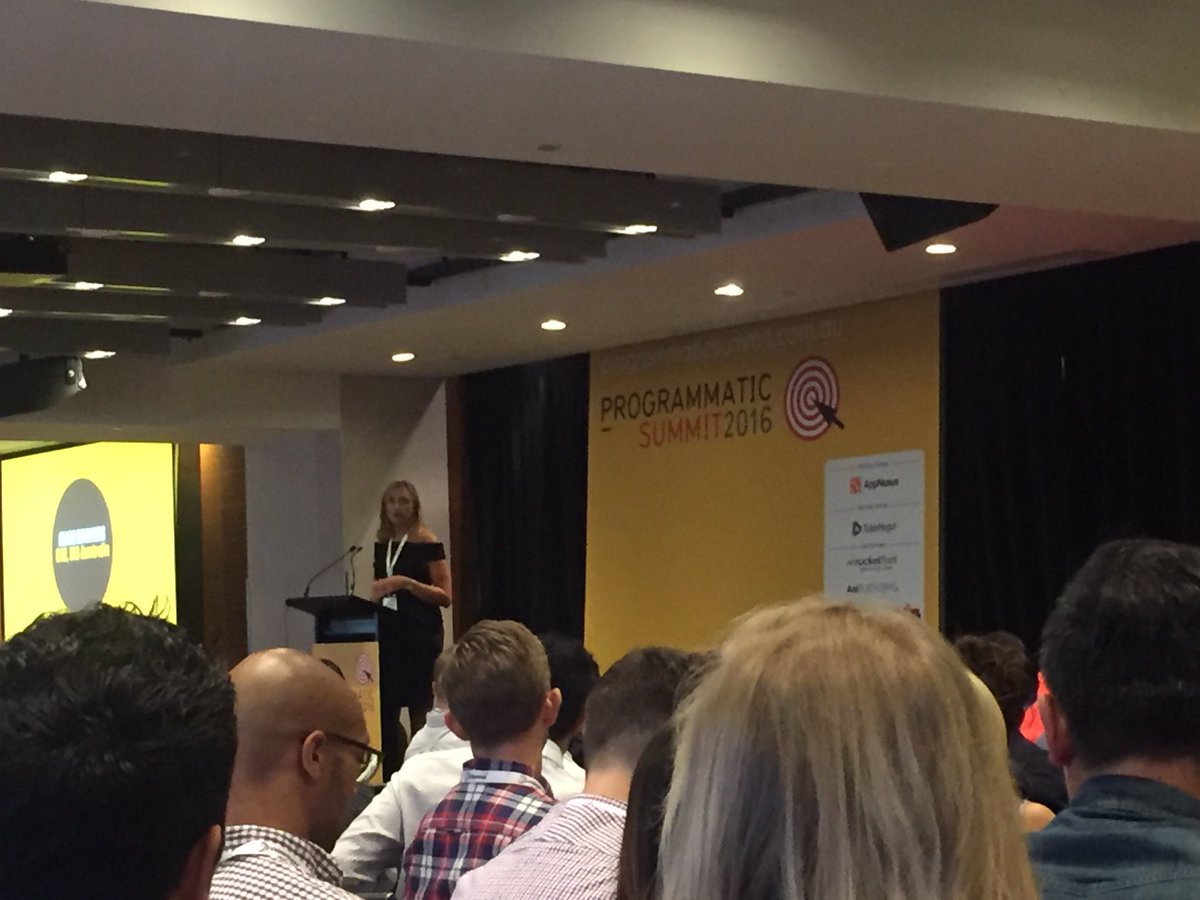 bandt's tweet image. @AliManners opens the @AshtonMediaOZ Programmatic Summit #programmatic16