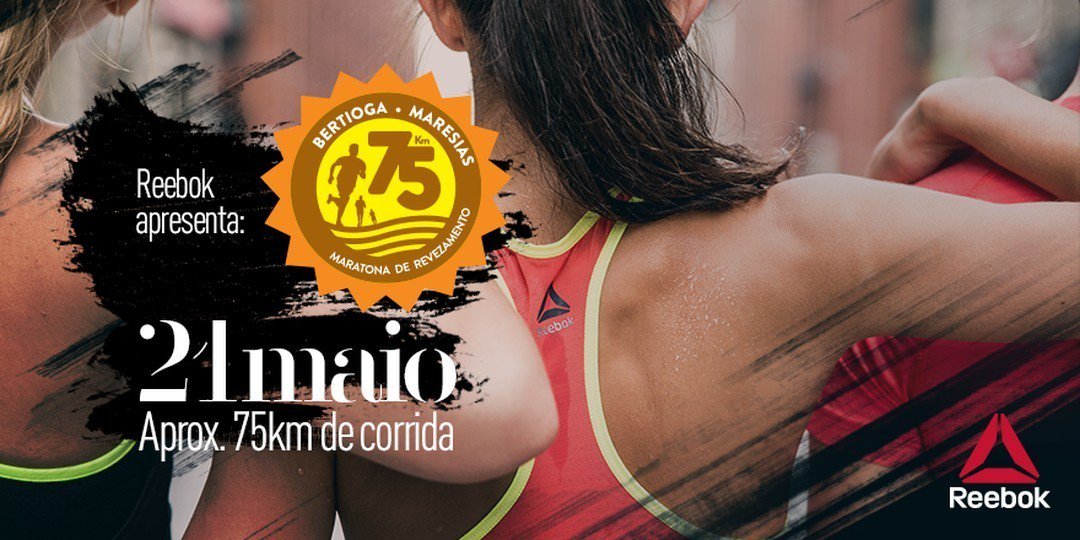 A Reebok tá patrocinando a Corrida de
Revezamento Bertioga! Quem tá afim? Saiba mais:
ciadeeventos.com.br/eventos2016/ma…
