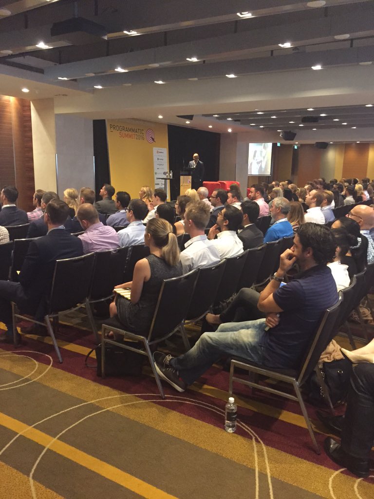 Adslot's tweet image. And the #programmatic16 summit has begun!