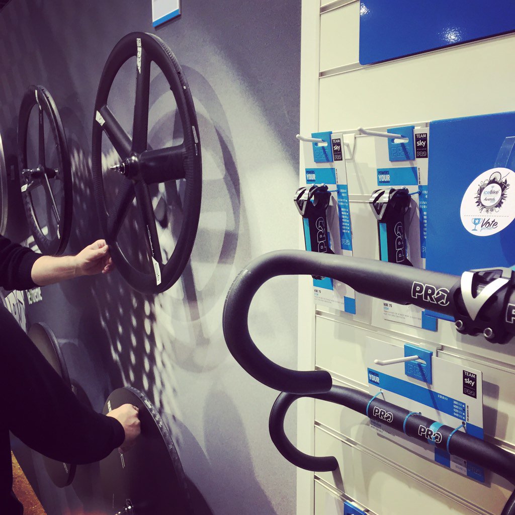 PH_Designs_Co's tweet photo. Great day at icebike with @UKmadison  @PearlIzumiUK and @velocitybike thank you for the flap jacks ! https://t.co/kWeCyjZzHs