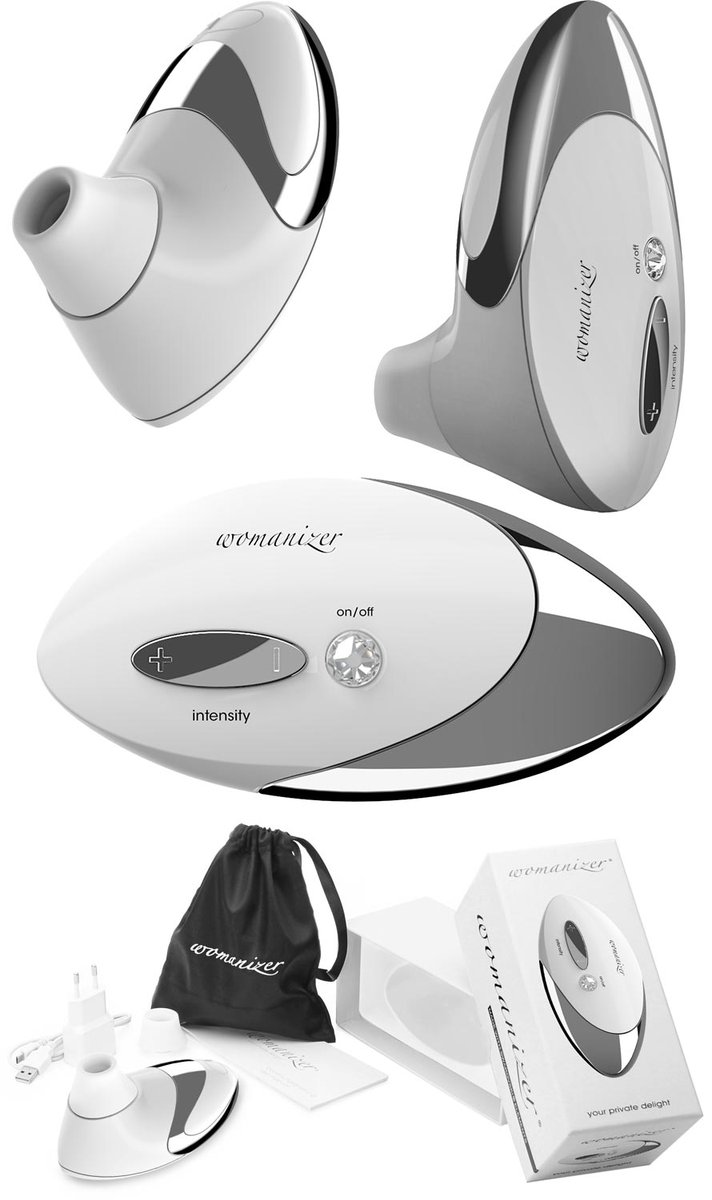 Womanizer Pro W500 Clitoral Stimulator - White Chrome.
Now in stock - amazing discount &amp; bargain prices. #bi