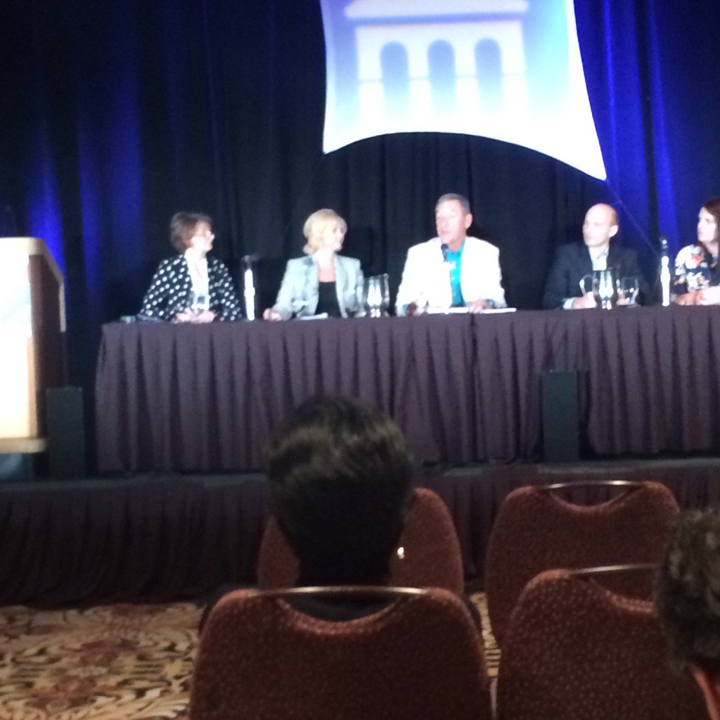 EnaShelley's tweet image. Intriguing panel skillfully facilitated by Nadene Davidson!#AACTE16 @DavidsonNEA