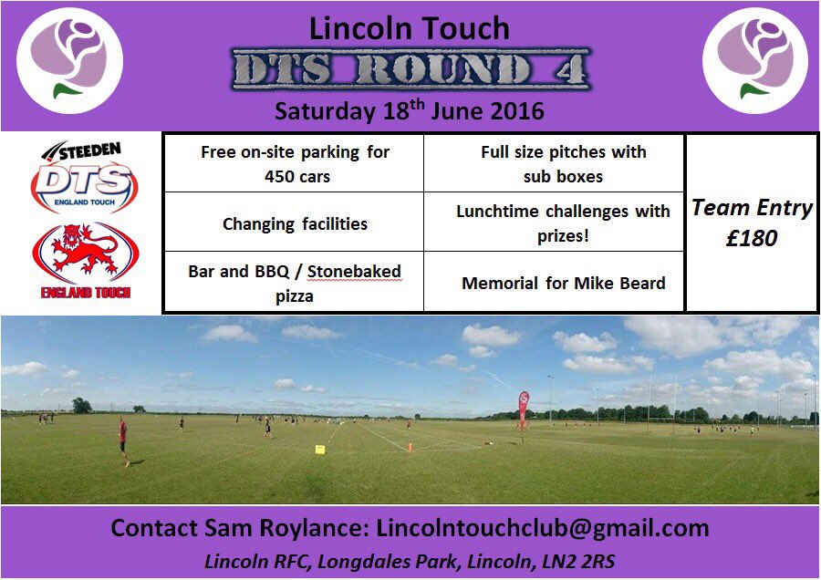 LincolnTouch's tweet photo. Lets go!! Hope you can join us for fun and games @EnglandTouch @Steeden_DTS please share #touchfam https://t.co/51A54ZA0IM