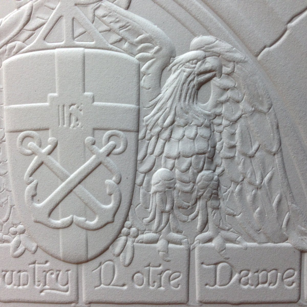 Rohner Press (@rohnerletterprs) on Twitter photo (1 of 2) "God, Country, Notre Dame" with a sculpted emboss on @ReichPaper's Savoy in Natural White. <a href="/NotreDame/">University of Notre Dame</a> (1 of 2) "God, Country, Notre Dame" with a sculpted emboss on @ReichPaper's Savoy in Natural White. <a href="/NotreDame/">University of Notre Dame</a>