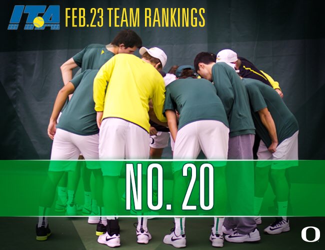 OregonMTennis's tweet photo. 11-1 record ✅
7 match winning streak ✅
Highest ranking in UO history ✅
#GoDucks https://t.co/J4tkltgWoW