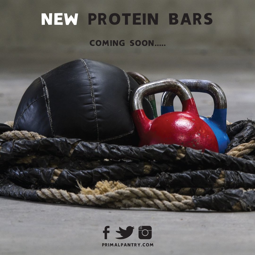 ketosuzie's tweet photo. NEW range of 2 Primal Protein bars coming soon #paleo #clean #realfood #vegan #crossfit #wodfuel #incrediblytasty https://t.co/UuJgJwZVhL