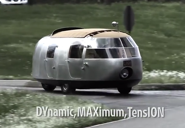openculture's tweet photo. A Harrowing Test Drive of Buckminster Fuller’s 1933 Dymaxion Car: Art That’s Scary to Ride https://t.co/H5xnwHTCHt https://t.co/llAll6XTz3