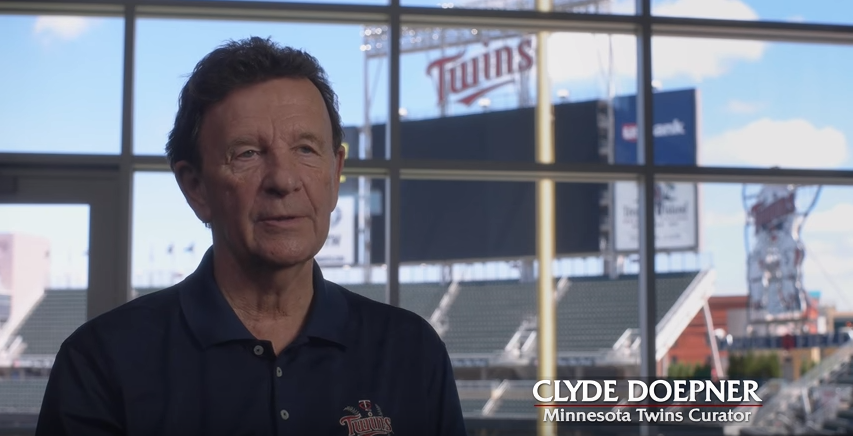 Twins's tweet photo. #MNTwins curator Clyde Doepner is the only full-time curator in MLB. Watch his story >> https://t.co/z5gg3lNcJT https://t.co/shypbE4KrB