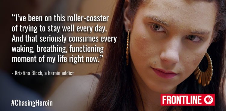 frontlinepbs's tweet image. When you’re an addict: Every. Hour. Is critical.  #ChasingHeroin