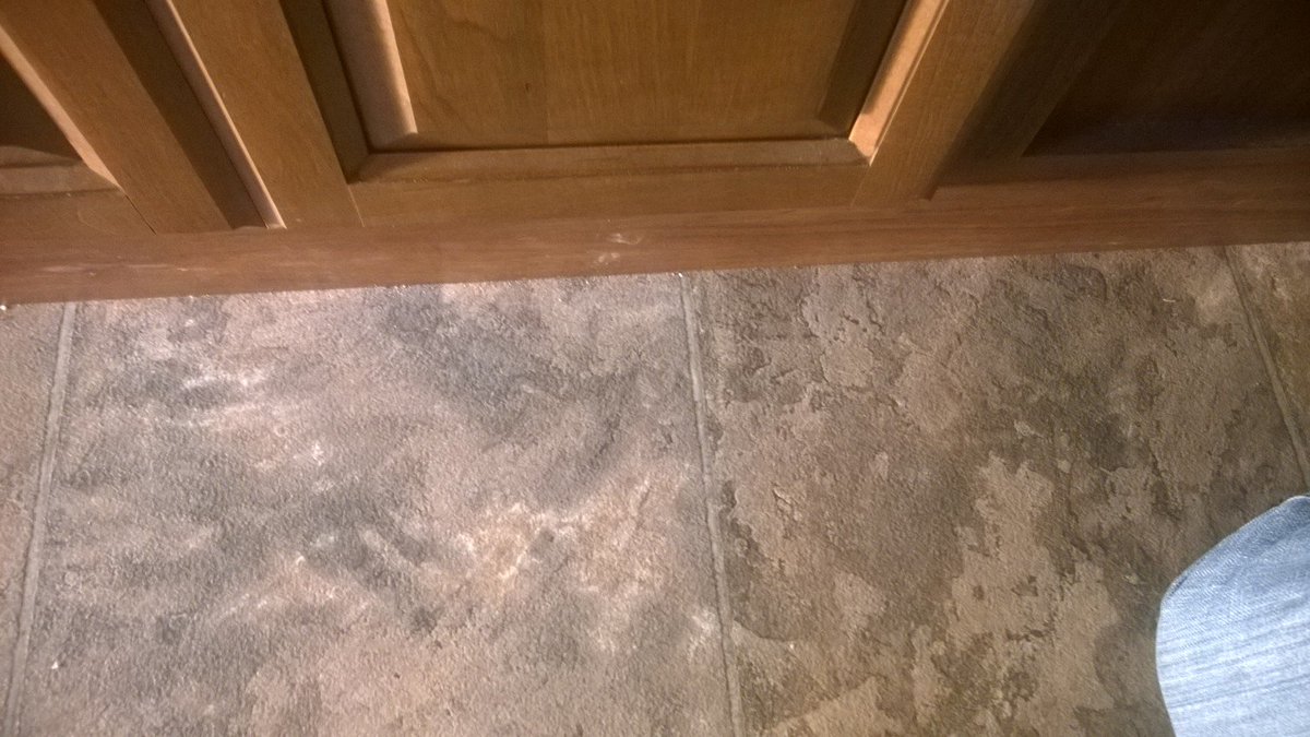 newcreationsusa's tweet photo. This really "screwed up" our customers linoleum floor in their RV, but New Creations was able to repair it like new! https://t.co/DMxvmljstY
