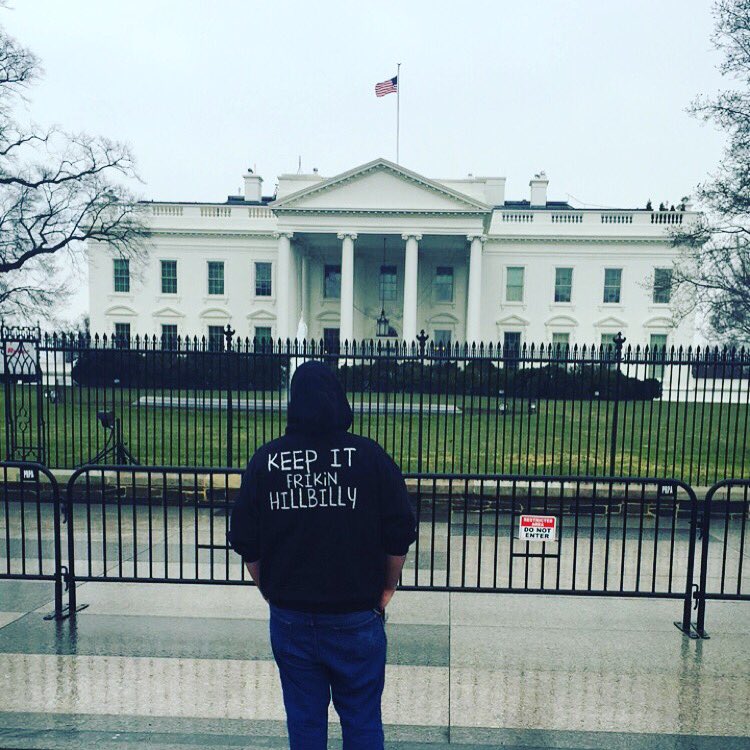 ARED_KCCO's tweet photo. Kept it frikin hillbilly while I was in DC @jaredoutlaw https://t.co/GxwRLyfVSb