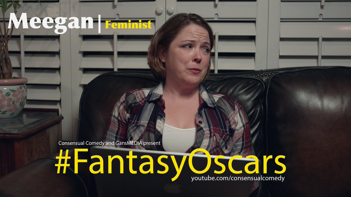 gansmedia's tweet photo. Meet Meegan. #FantasyOscars #comedy #Oscars2016 #consensualcomedy #OscarsSoWhite https://t.co/GQkY5Qk4Wn https://t.co/t82wXUiPen