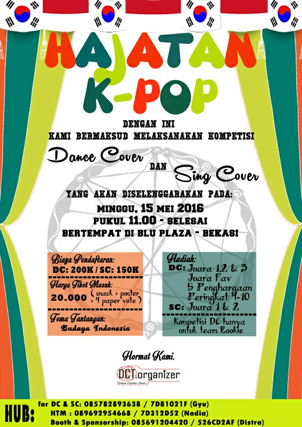 Dream Catcher T orz. (@dct_orz) on Twitter photo <a href="/vxo_dc/">V-XO Family's</a> HAJATAN KPOP | 15 Mei '16 | Blu Plaza Bekasi | DC (Rookie) & SC | Konsep Budaya Indonesia | pls cek fav 😄 <a href="/vxo_dc/">V-XO Family's</a> HAJATAN KPOP | 15 Mei '16 | Blu Plaza Bekasi | DC (Rookie) & SC | Konsep Budaya Indonesia | pls cek fav 😄