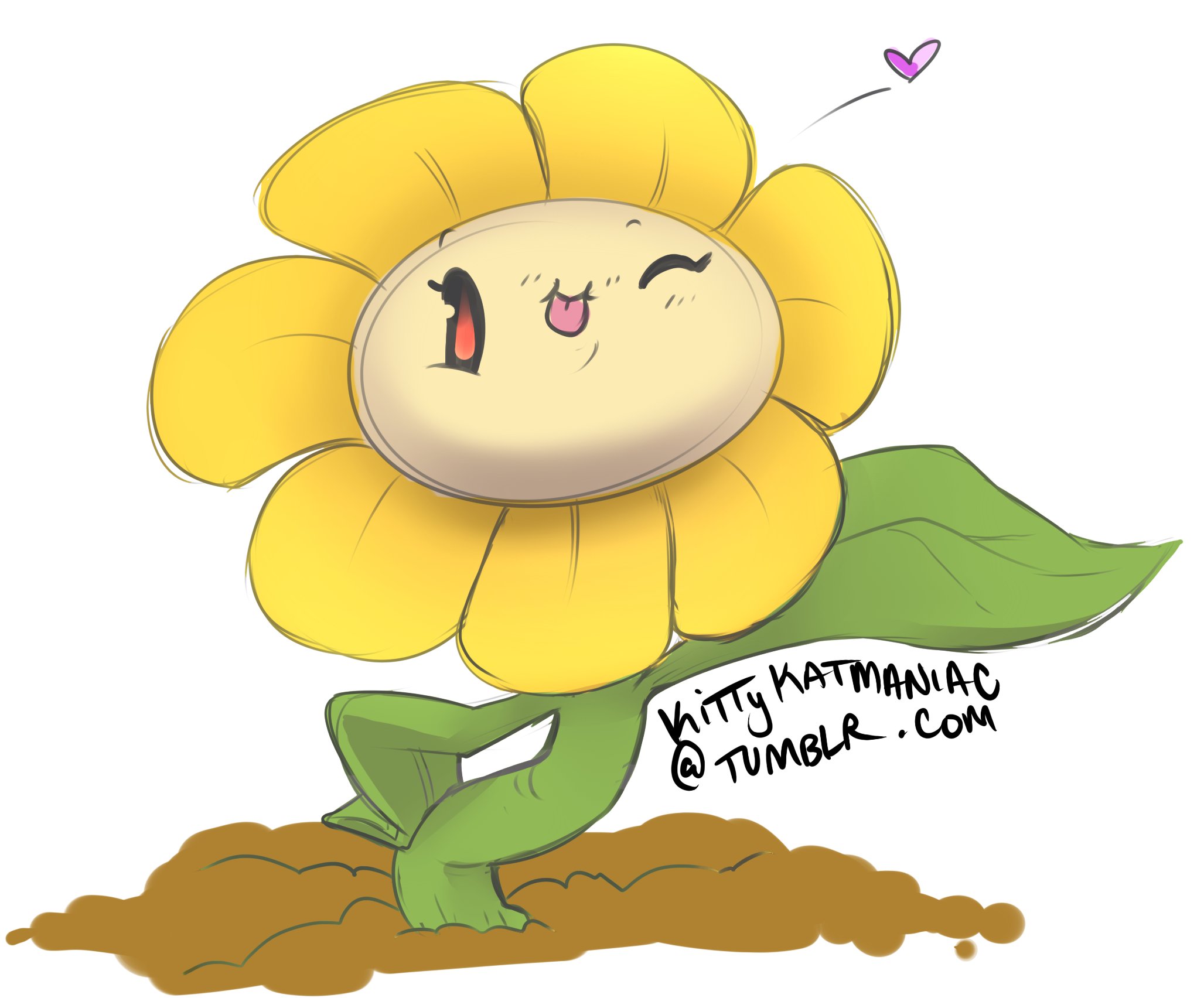 Fanart of Flowey from Undertale ~ June 2021 ~ @Firrowmb on Instagram : r/ Undertale