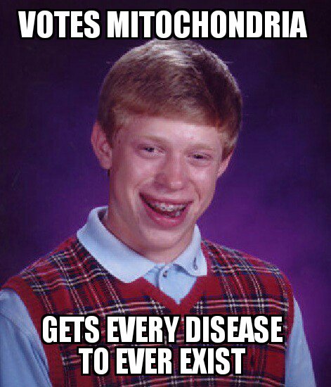 VoteCellMem2k16's tweet photo. @MsDSacco don't vote mitochondria!! It can cause so many diseases that twitter doesn't allow me to fit them all! https://t.co/Ds4OVwZFfS