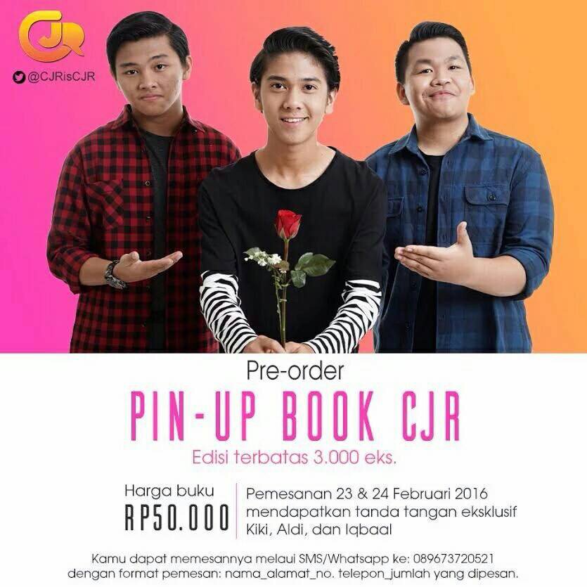 CJRisCJR's tweet photo. Yg mau pesen buku popUp cjr bisa via watsap aja ke nomer ini ya, yg kemarin udah sms bisa pindah ke watsap aja https://t.co/prg8UsWiCk