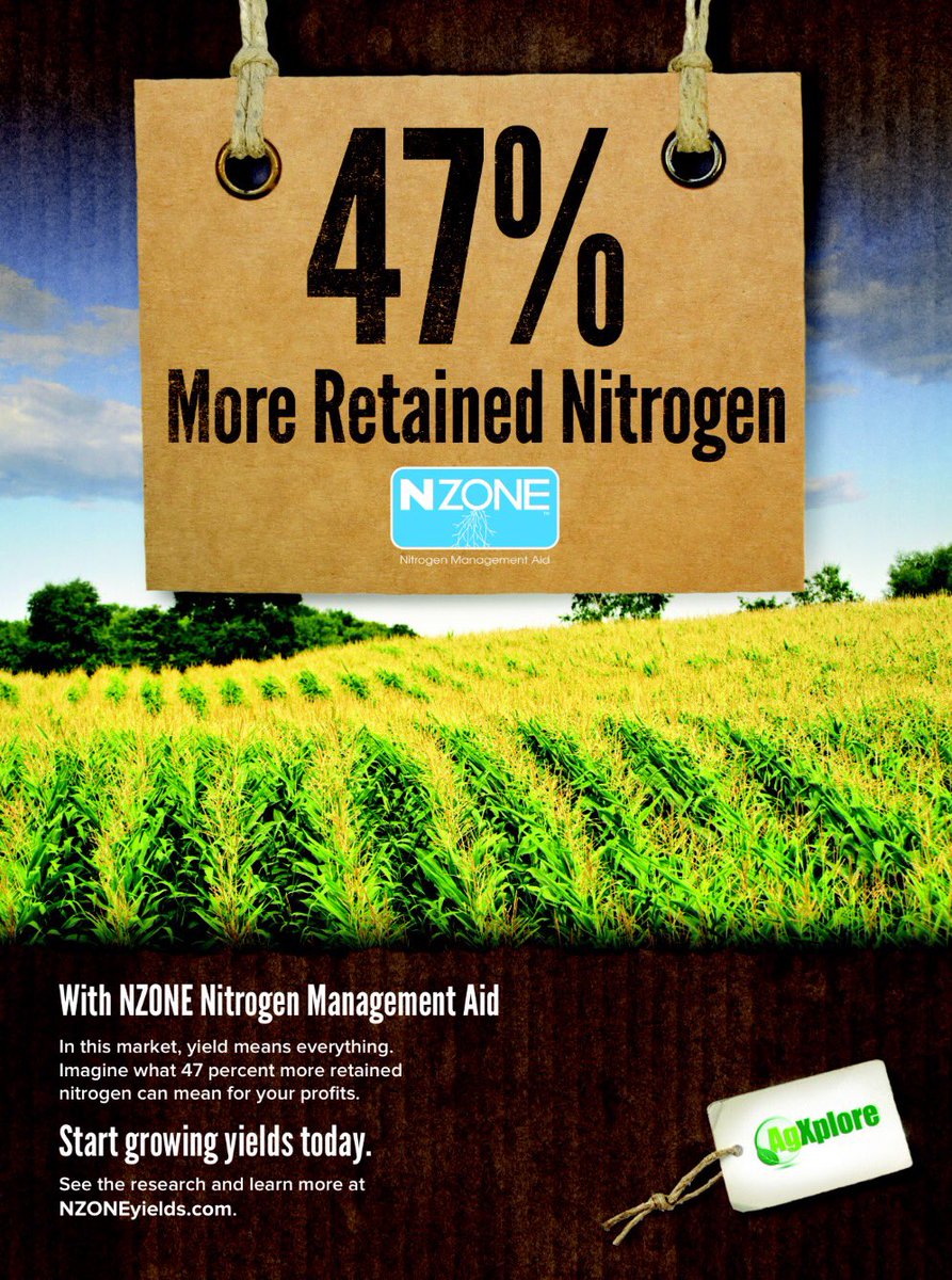 AgXplore_Ohio's tweet photo. Enhance your yields by protecting your nitrogen with @agxplore NZone Technology #nzonemax #nzoneGL #contaiN https://t.co/q1pTwEHxgx