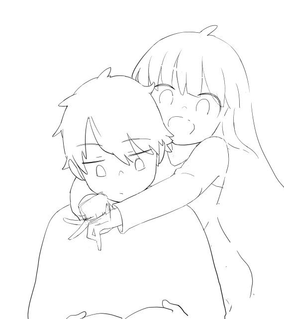 約半年ぶりくらいに線画というものをやっています 