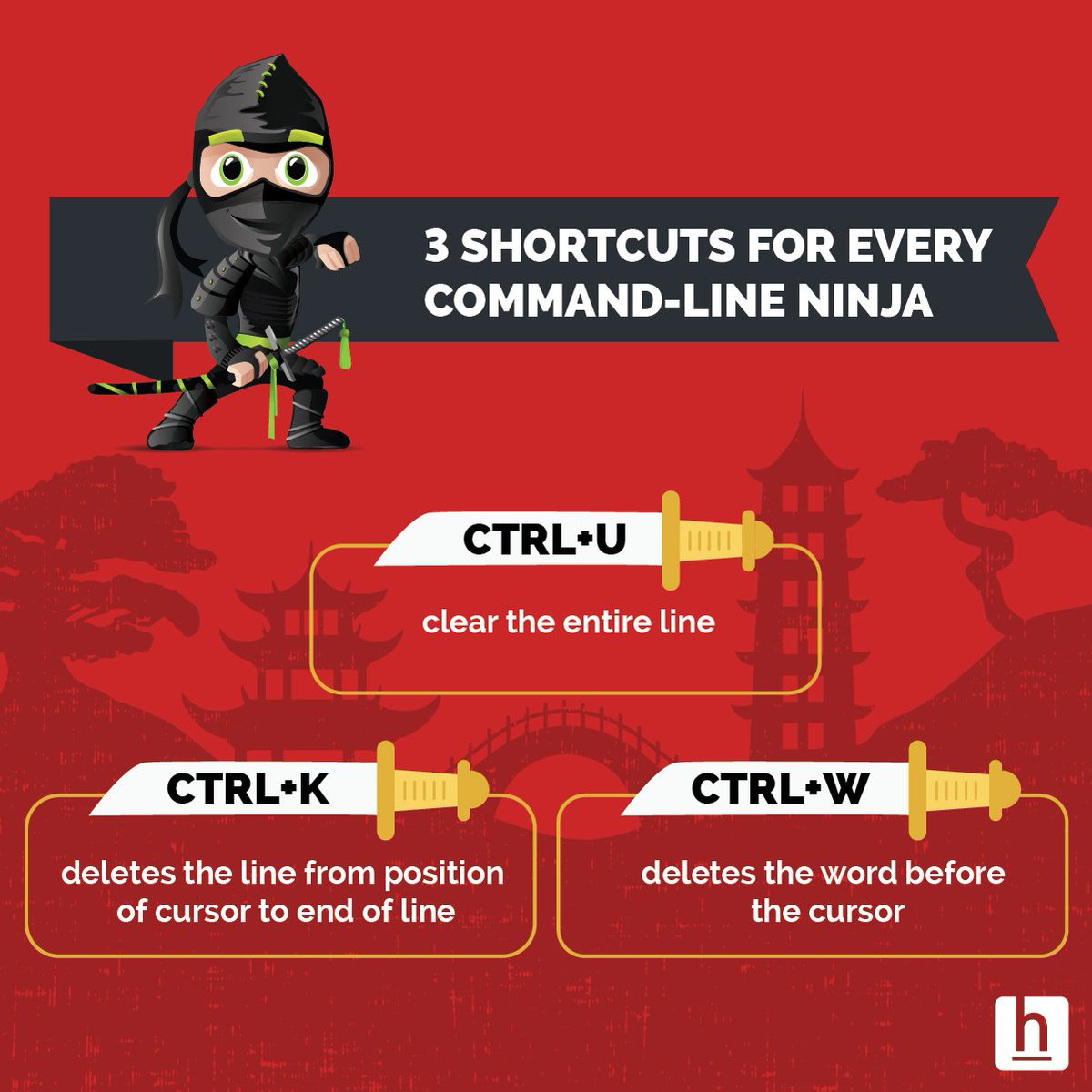 HackerEarth's tweet image. Weapons for a #CommandLine Ninja! #ProgrammingKnowledge