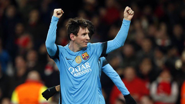 mindgamecouk's tweet photo. #FACup: #Arsenal 0 - 2 #FCBarcelona. 2 for Messi. https://t.co/1d6CpmH4f3