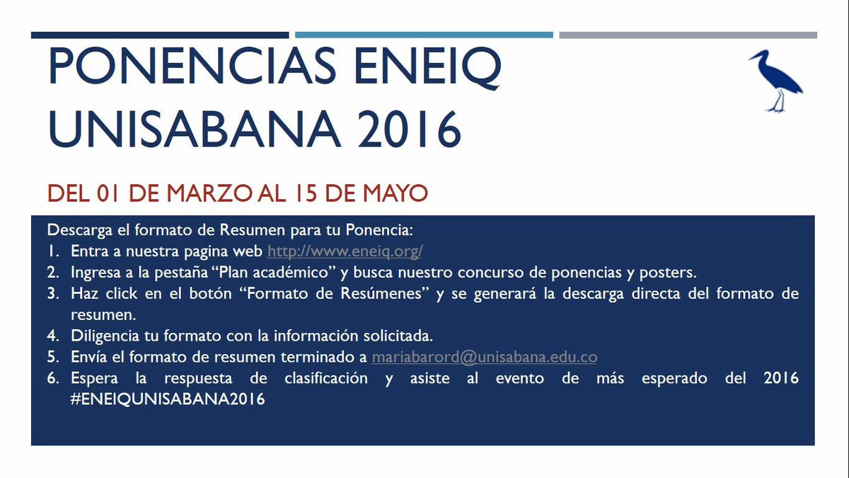 ENEIQUNISABANA's tweet photo. Descarga el formato, llénalo y envíalo para ser partícipe de nuestro concurso de ponencias. Qué esperas? #ModoENEIQ https://t.co/xwqMie8Na4