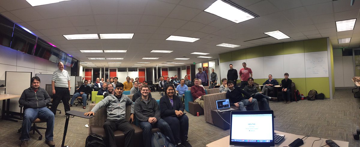 AfroJme's tweet image. So far one of my best experience presenting at a #jsmeetup thank you @trianglejs for having me #tech #js #3dweb