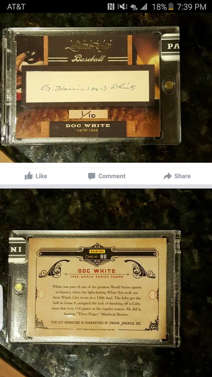 HobbyHottie's tweet photo. Alright twitter friends and experts. Anyone help with a value on this #docwhite. Can't find comps anywhere https://t.co/quEpX4POeF