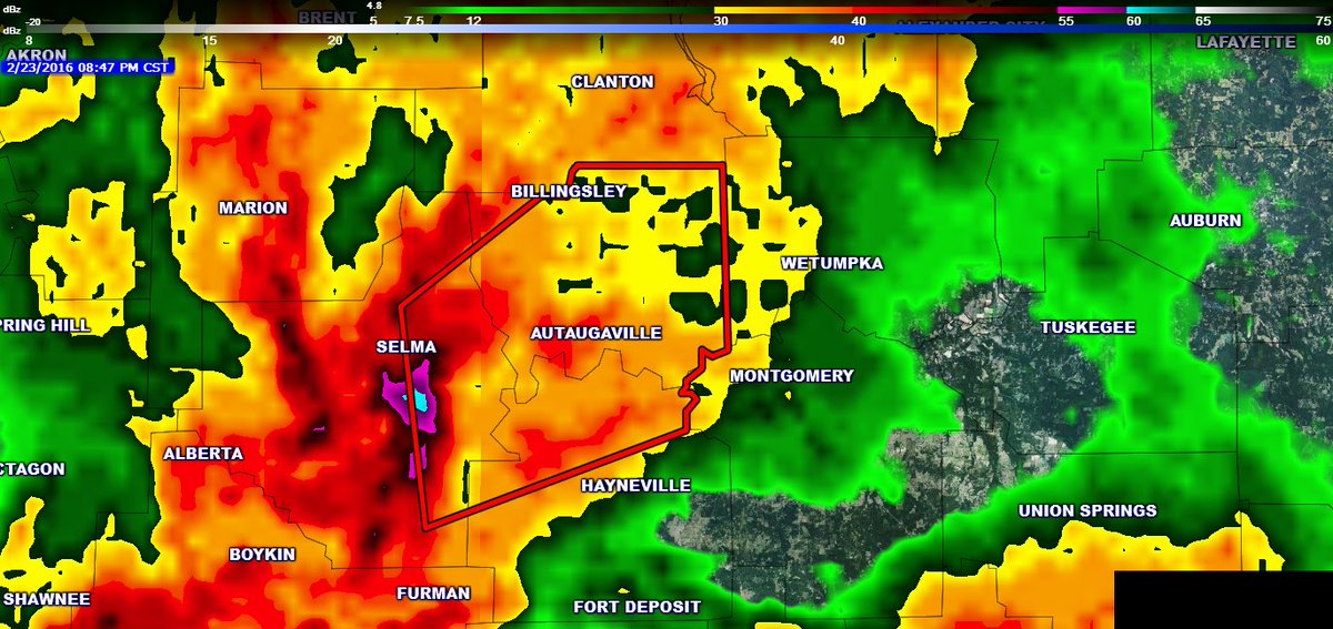 RichThomasWX's tweet photo. SEVERE THUNDERSTORM WARNNG warning for Dallas, Autauga and Lowndes county until 9:45PM.#alwx https://t.co/prw6bVrbxP