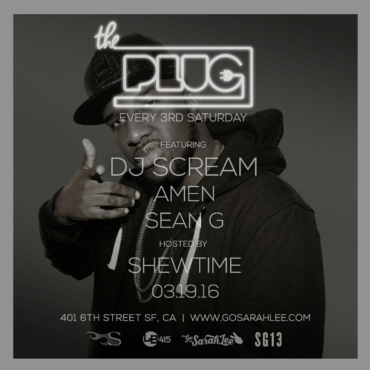 SHEWTIME_'s tweet photo. Yooo 3.19 I'll be hosting for my girl @GoSarahLee #ThePlugSF #SpecialGuest @DJScream! @DeeJaySeanG you ready?? https://t.co/onjipxxS3a