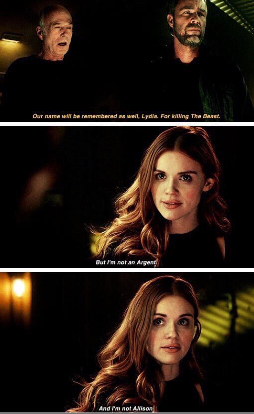 SharmanLover's tweet photo. Okay but I was 500% convinced Allison was going to walk into the room and be like "no, but I am" #TeenWolf https://t.co/xZBAIimset