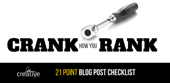 SpotSEOCenter's tweet photo. SEO Blog Post #Checklist: 21 Ways to Crank How You Rank https://t.co/vyQXHjHX2H #SEOTrainingCenter https://t.co/6d21QY4yVg