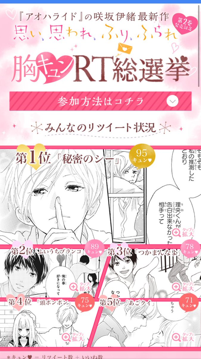 胸キュンしたらリツイート 胸キュンしたらリツイート