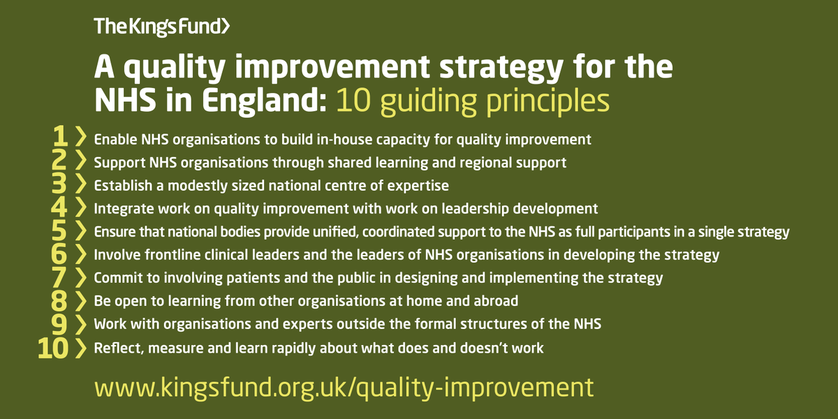 TheKingsFund's tweet photo. What action needs to be taken for #qualityimprovement in the NHS? Our recommendations: https://t.co/KMWA6XbxDA https://t.co/kxMbrgkt6G