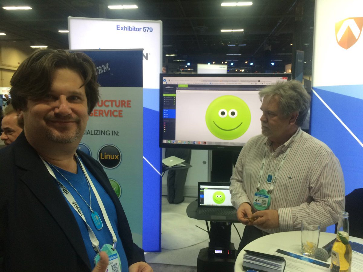 dvayanu's tweet image. #moskitojava makes its appearance at the InterConnect 2016 with @aerobytecorp on CenturyLink @CHRemix