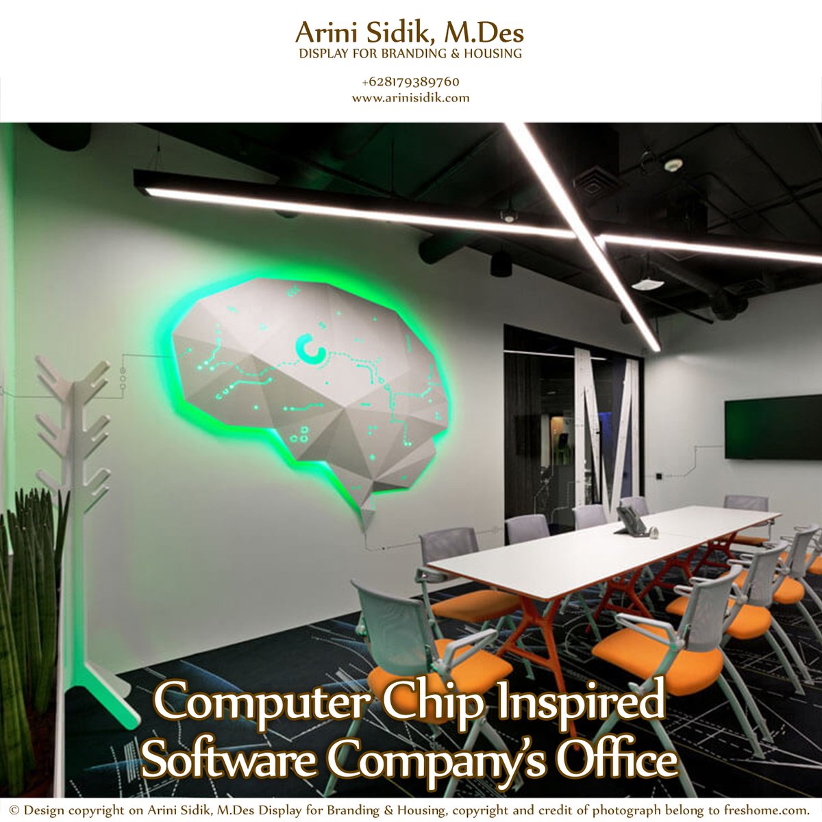 The office space inspired by computer chip? facebook.com/arini.sidik?fr… to know about this office.