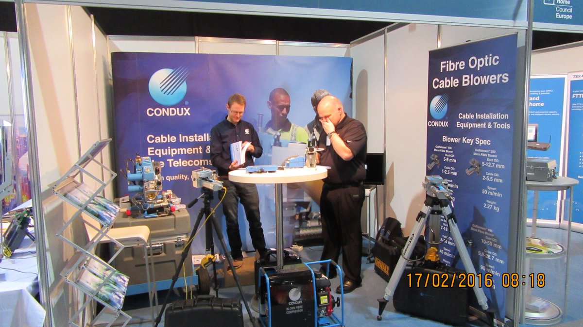 USL_NoDig's tweet photo. A Successful Show in Luxembourg for the FTTH 2016 show! Glad we were able to assist @ConduxUSA at the show. https://t.co/13NqOl4rN1