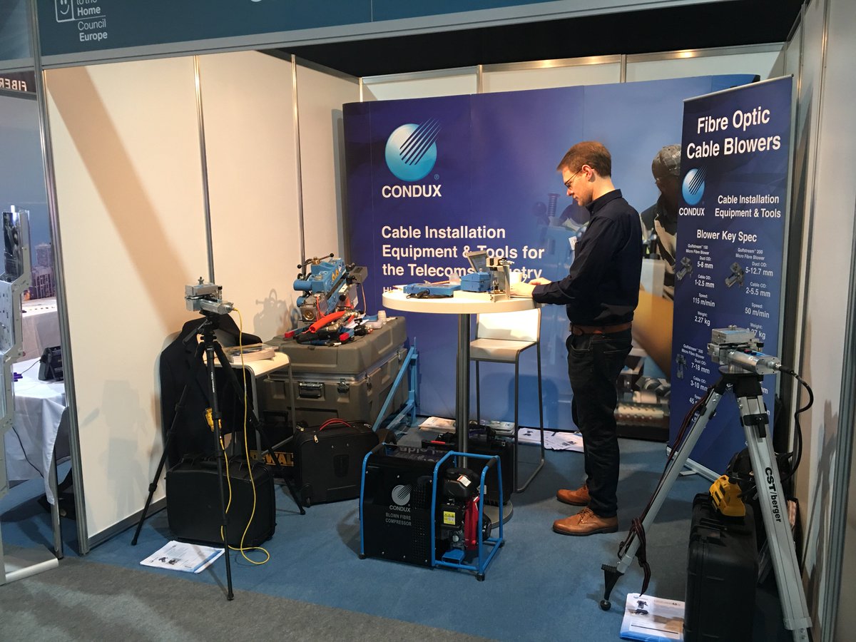 USL_NoDig's tweet photo. A Successful Show in Luxembourg for the FTTH 2016 show! Glad we were able to assist @ConduxUSA at the show. https://t.co/13NqOl4rN1