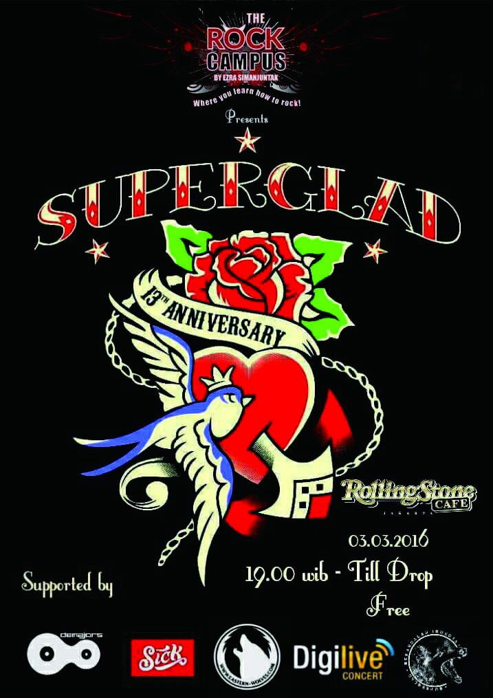 Support 13th anniversary <a href="/superglad_band/">SUPERGLAD</a> <a href="/eastern_wolves/">Eastern Wolves</a> @digilive_id @demajors_info