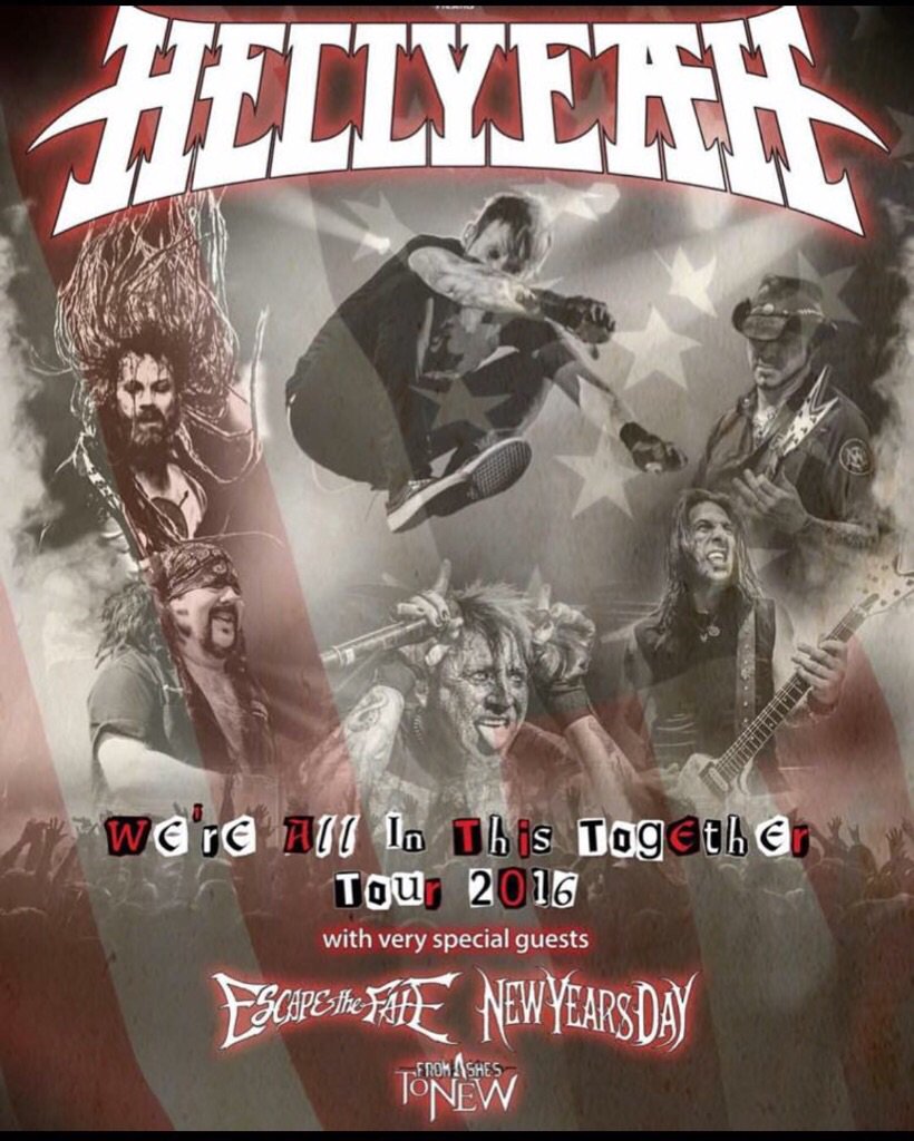 Hellenaofgore's tweet photo. Hell Yeah, Escape The Fate, From Ashes To New and @NYDrock! For venues, and date information check my photos. :) https://t.co/SEuKWMCwZp