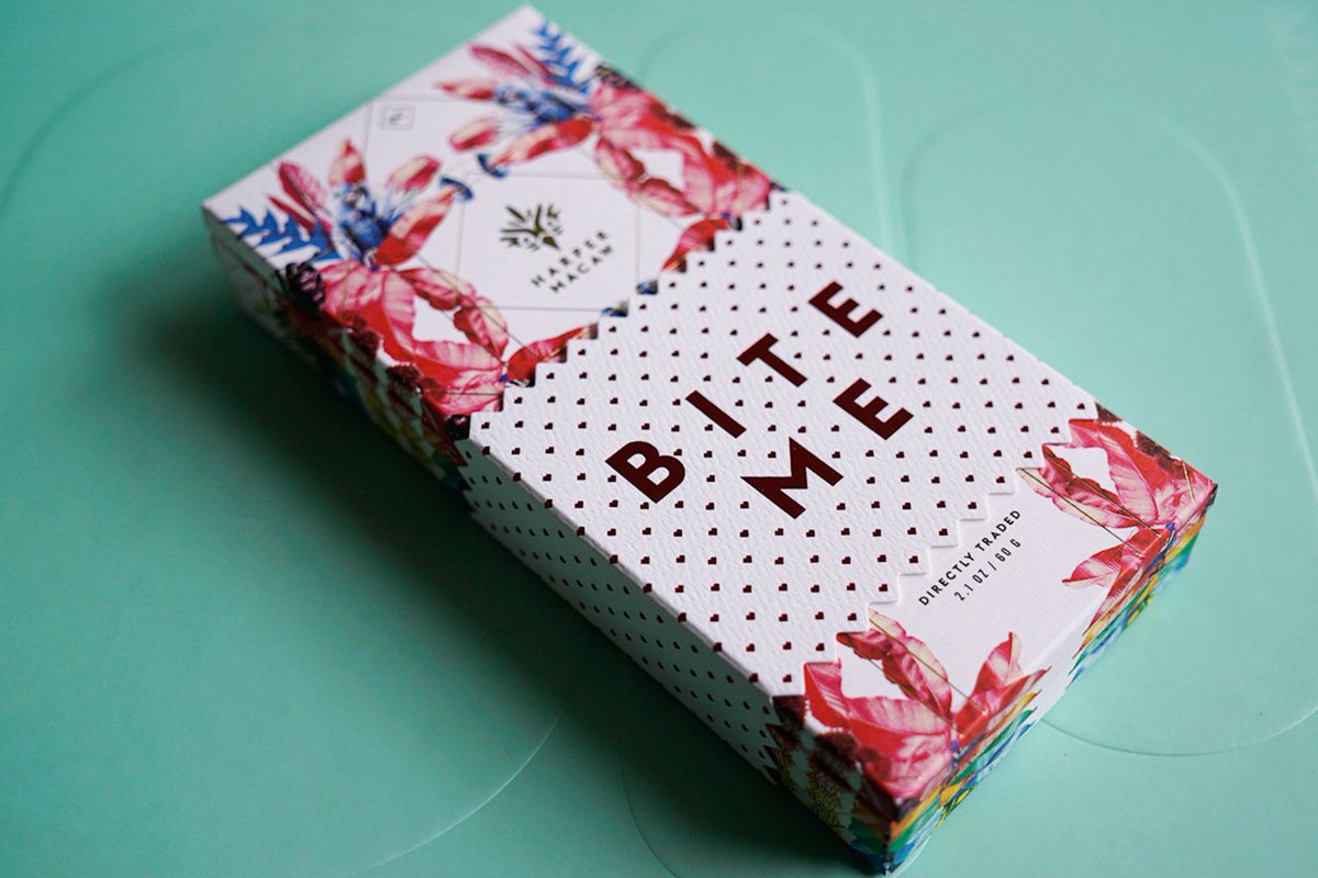 coolhunting's tweet photo. .@HarperMacaw's rainforest-conscious chocolate tastes even better than its packaging looks https://t.co/X0iJ8MySrH https://t.co/e2jKdjmVDw